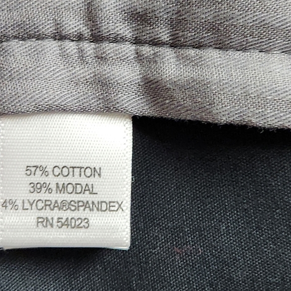 Banana Republic The Martin Fit Stretch Modal Blend Black Pants Women's Size 4 - Picture 9 of 10